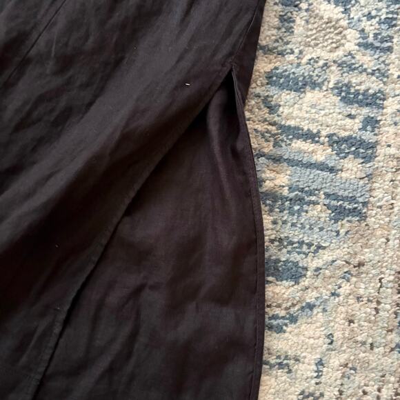 Everlane The Linen A-Line Midi Dress - Picture 7 of 8